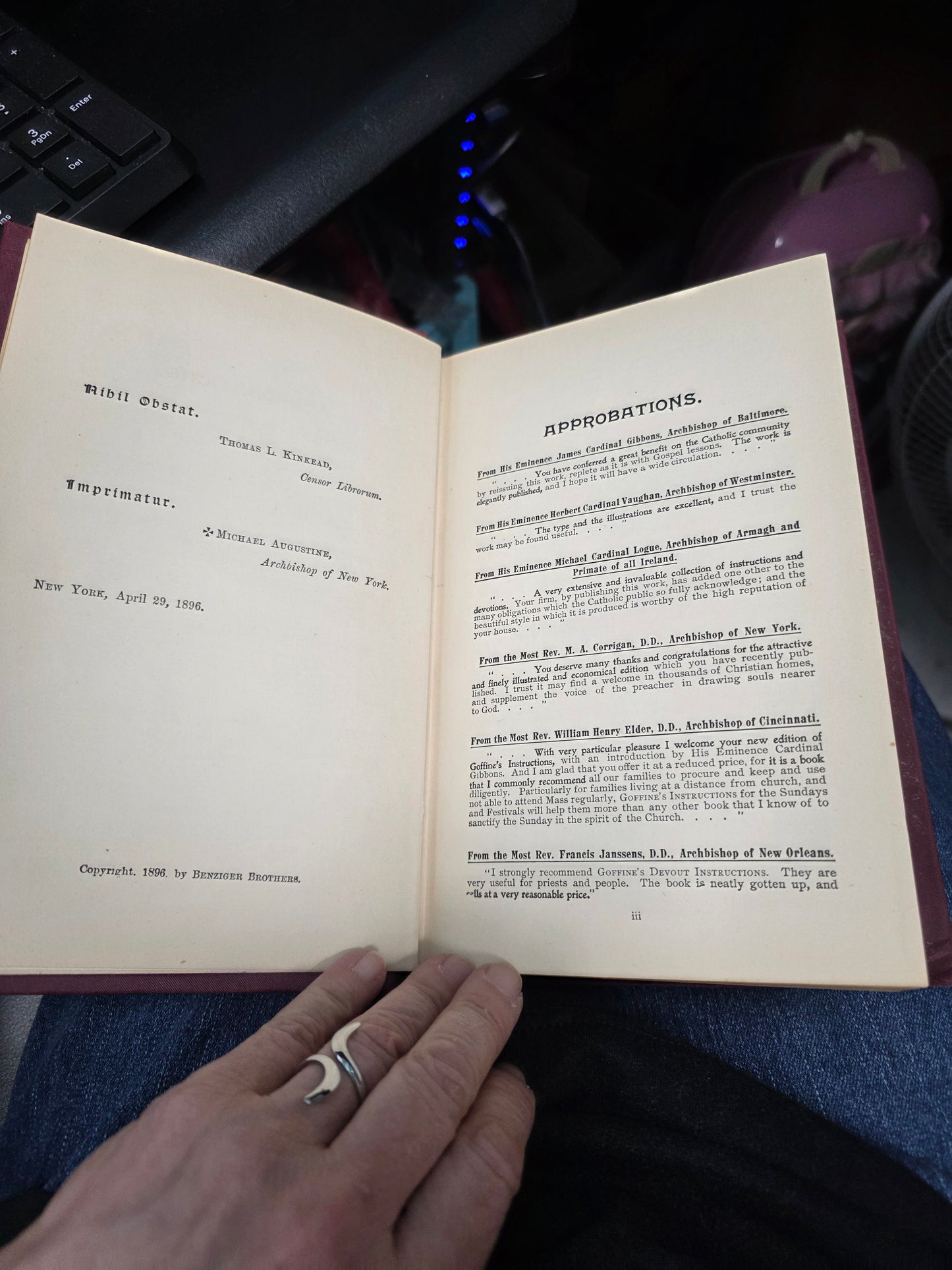Goffine's Devout Instructions on the Epistles and Gospels for the Sundays and Holydays