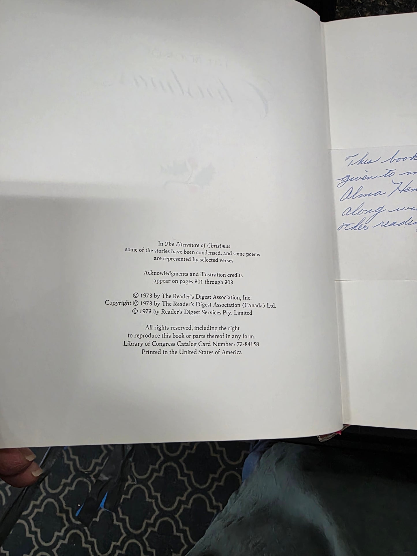 The Book of Christmas used