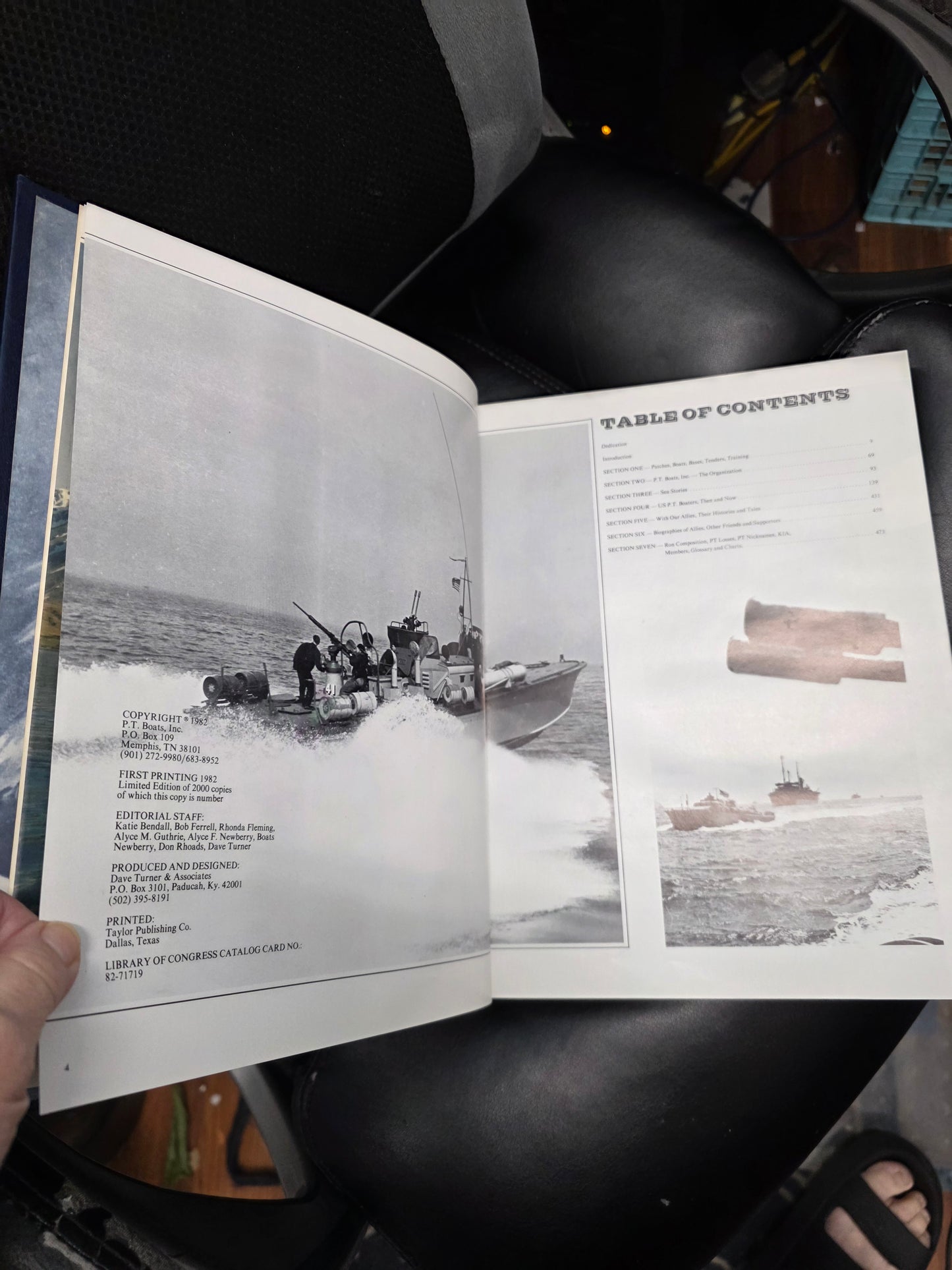 Knights of the Sea Author / Publisher: P.T. Boats, Inc. / Taylor Publishing Co. (1982 First Printing, Limited Edition of 2,000 copies)