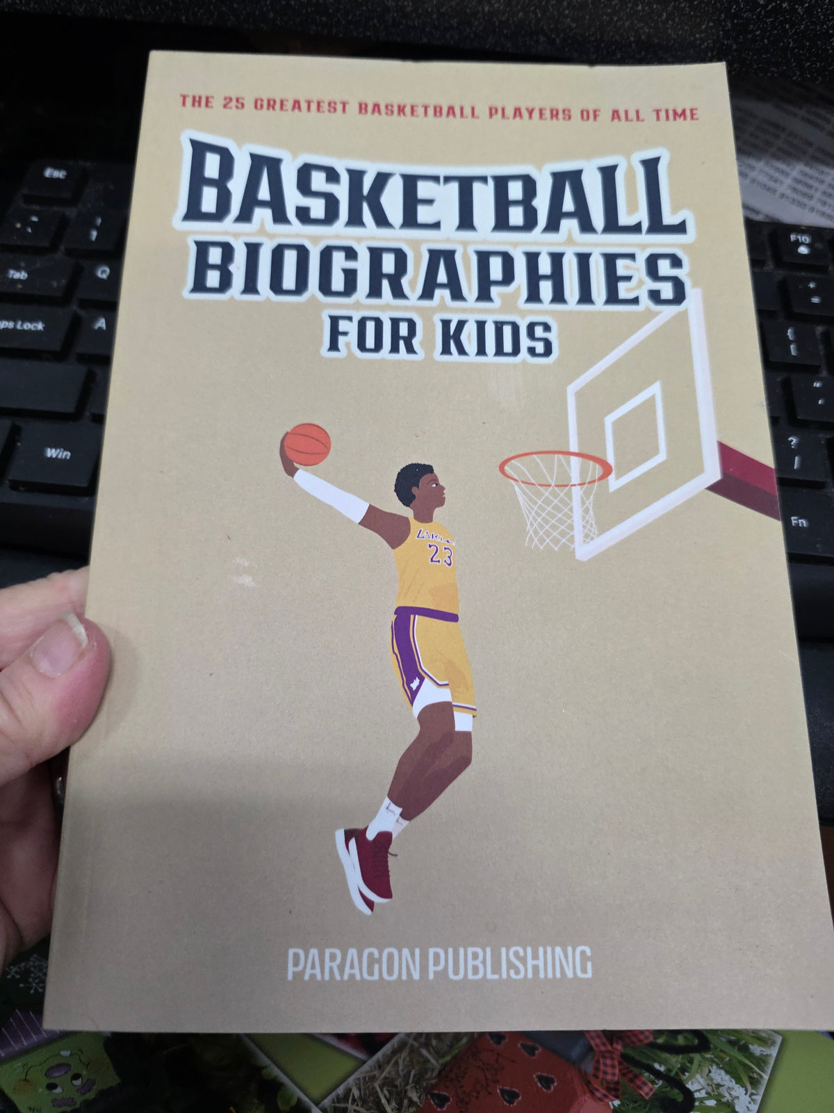 Basketball Biographies for Kids: The 25 Greatest Basketball Players of All Time- USED CNF