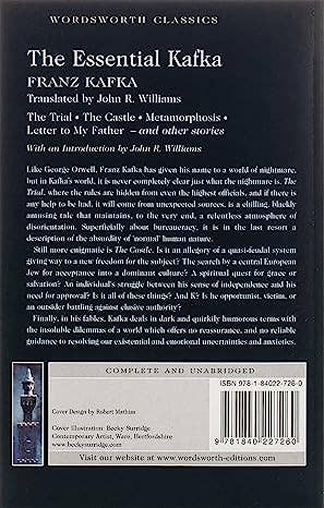 The Essential Kafka | Wordsworth Classics | Softcover Book CLA