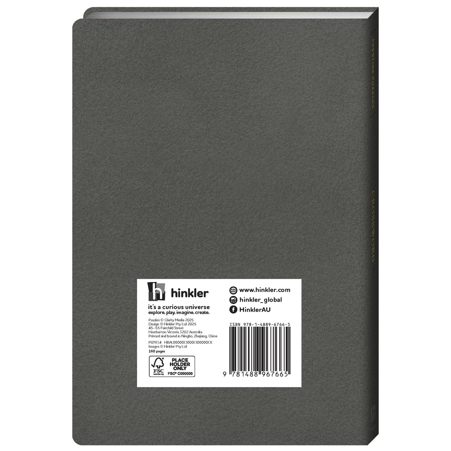 Faux Suede Crossword