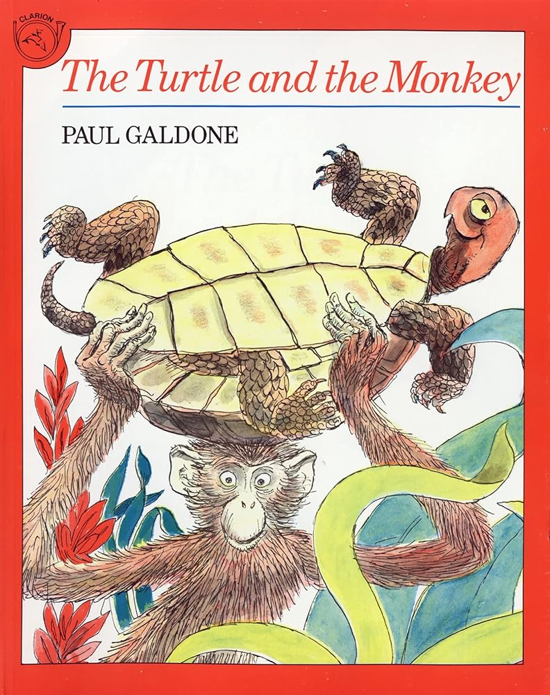 The Turtle and the Monkey (Paul Galdone Nursery Classic) cover image