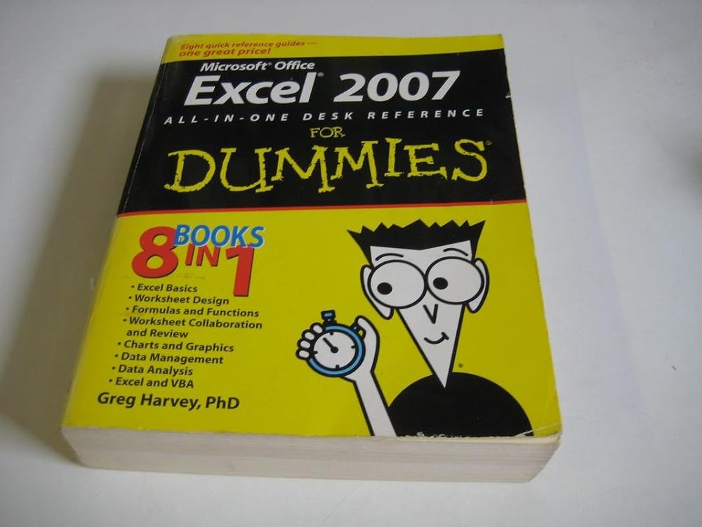 Excel 2007 All-in-one Desk Reference for Dummies (For Dummies Series) cover image