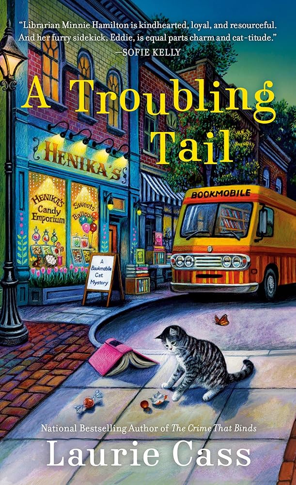 A Troubling Tail (A Bookmobile Cat Mystery) cover image