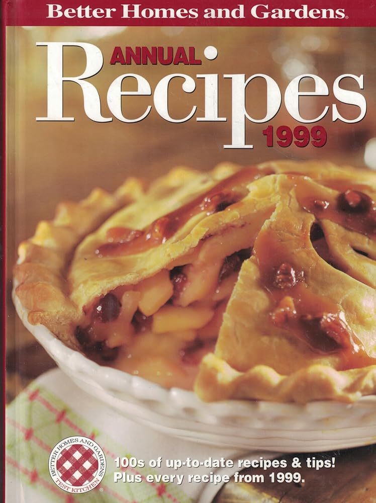 Better Homes and Gardens Annual Recipes 1999 cover image