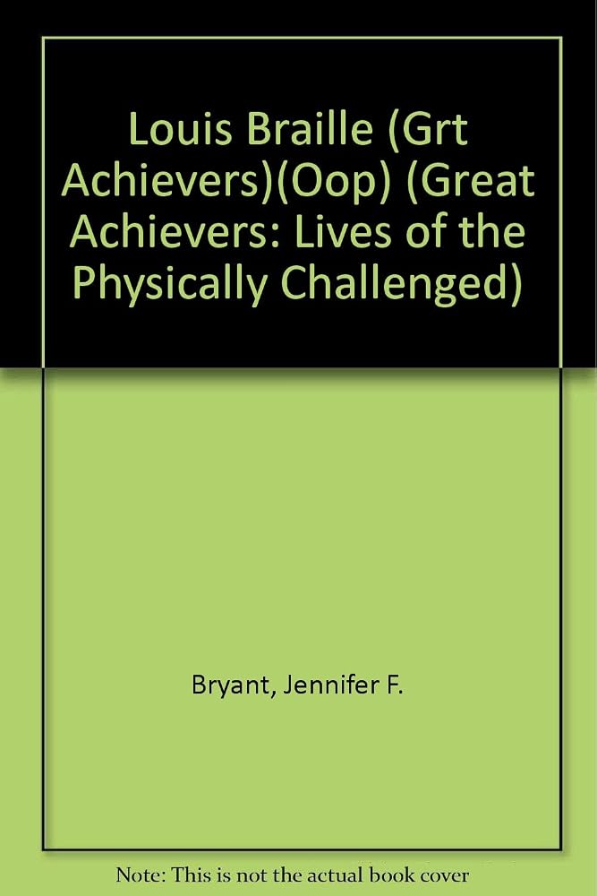 Louis Braille: Inventor (Great Achievers) cover image