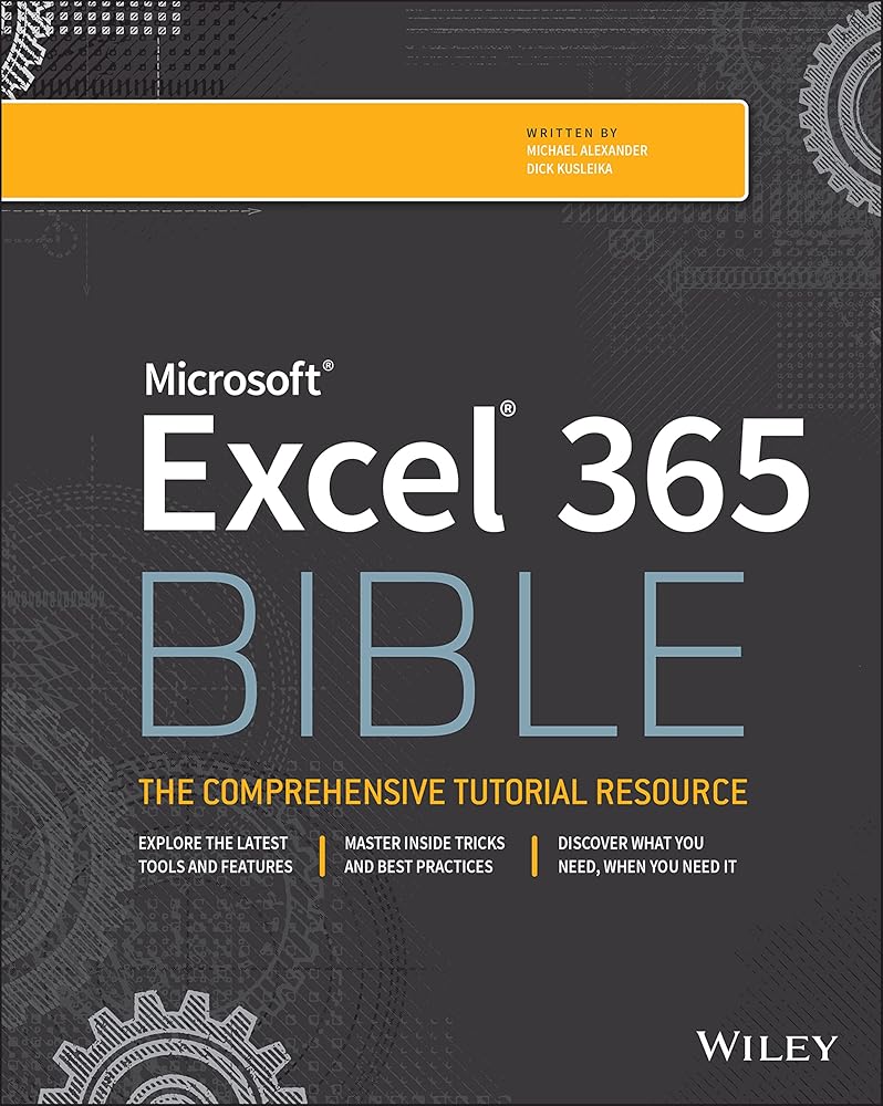 Microsoft Excel 365 Bible cover image