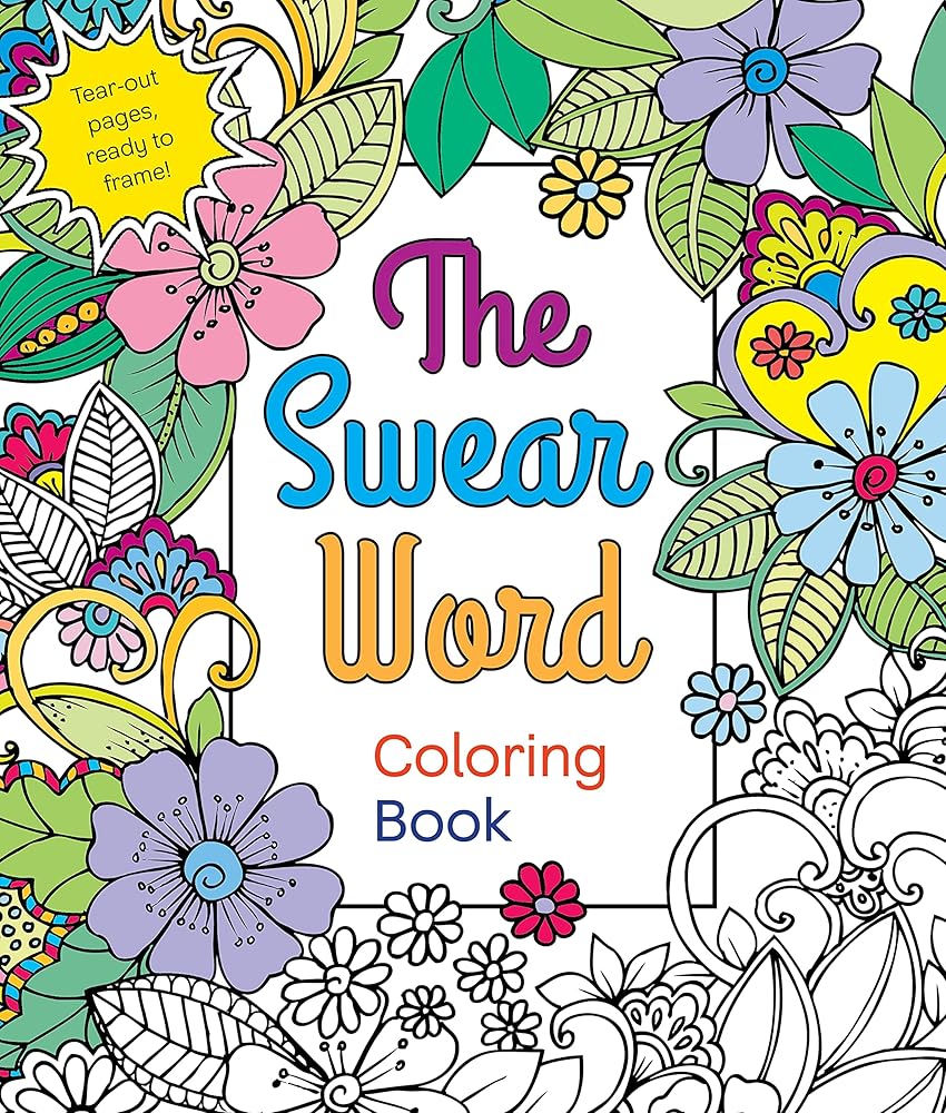 The Swear Word Coloring Book cover image