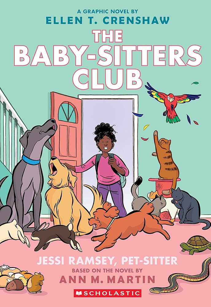 Jessi Ramsey, Pet-sitter: A Graphic Novel (The Baby-sitters Club #18) (The Baby-Sitters Club Graphix) cover image