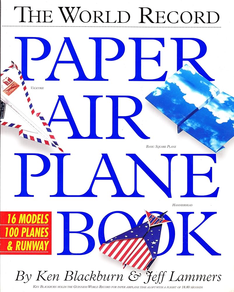 The World Record Paper Airplane Book cover image