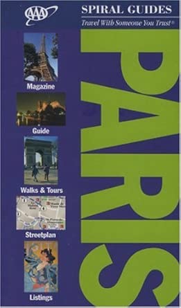 Paris Spiral Guide (AAA Spiral Guides) cover image