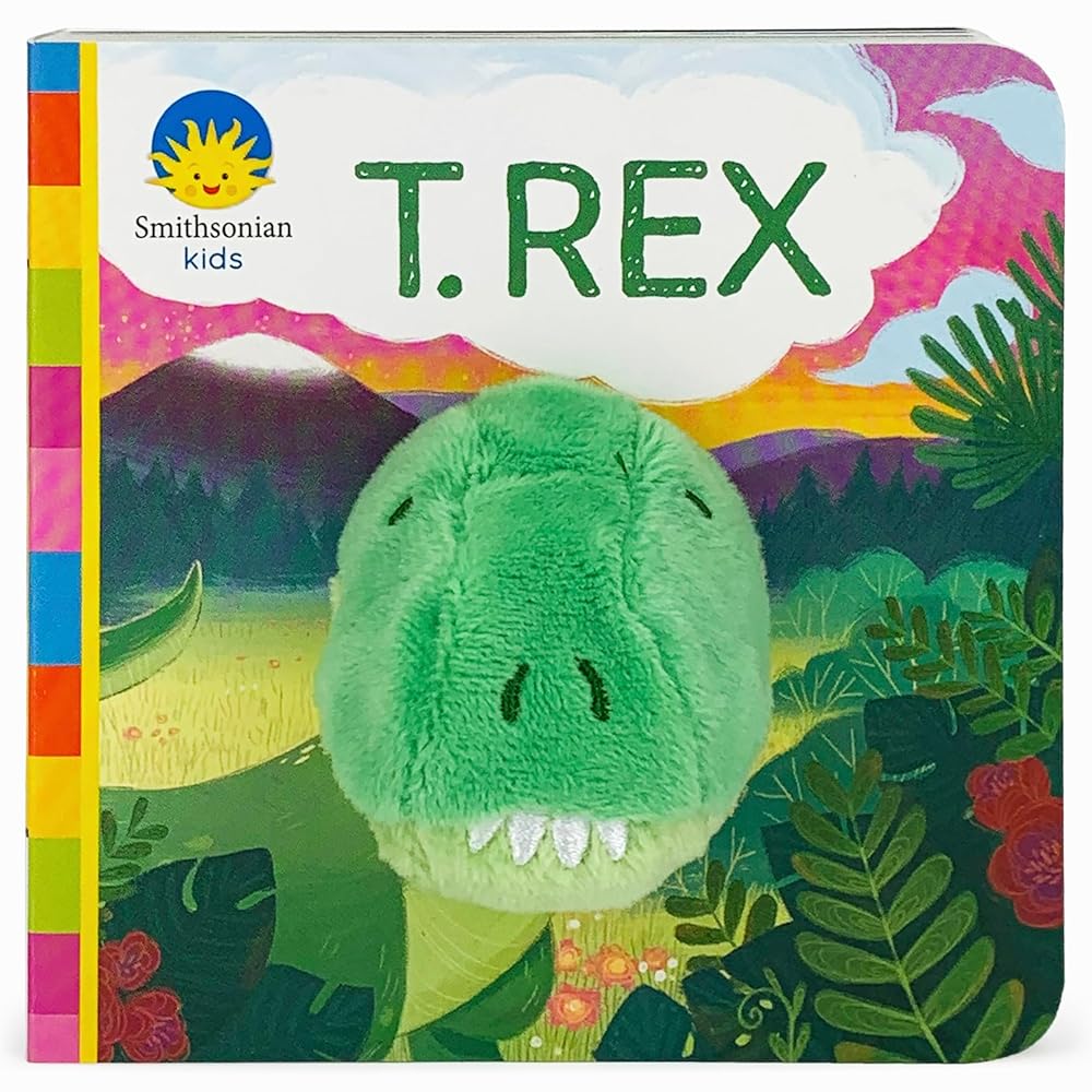 I Am a T.rex Finger Puppet Board Book from Smithsonain Kids: For Little Dinosaur Lovers Ages 1 - 3 cover image