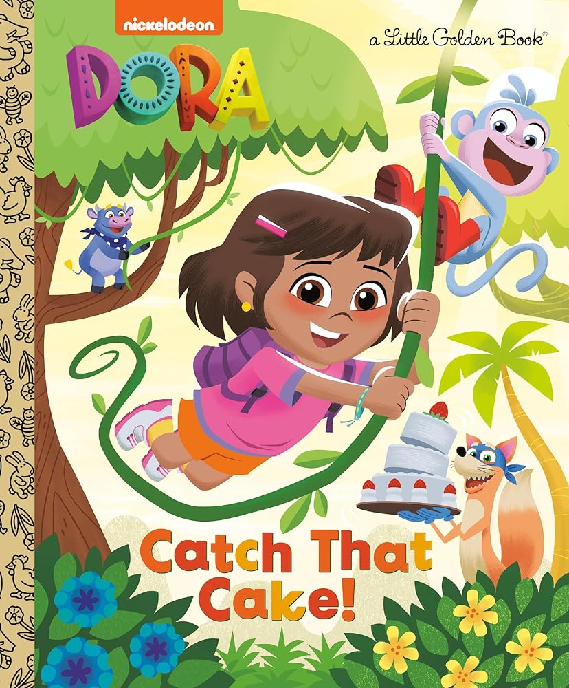 Catch That Cake! (Dora) (Little Golden Book) cover image