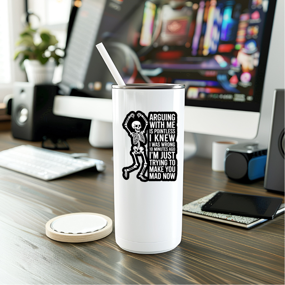 Funny Trying To Make You Mad Vinyl Sticker