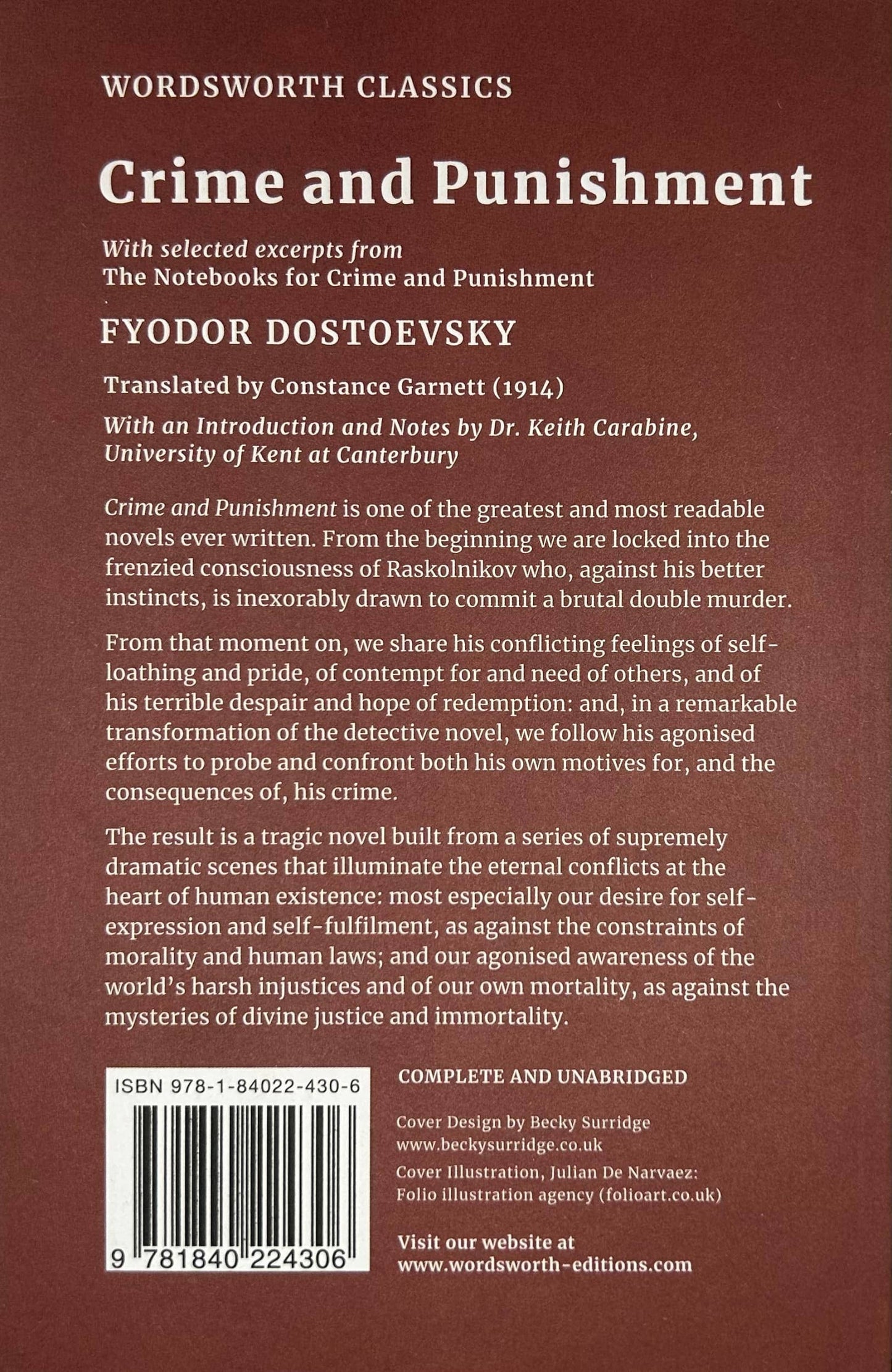 Crime and Punishment | Dostoevsky | Wordsworth Classic Ed.