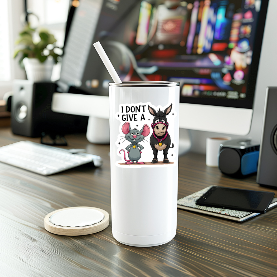 Funny I Don't Give A Vinyl Sticker