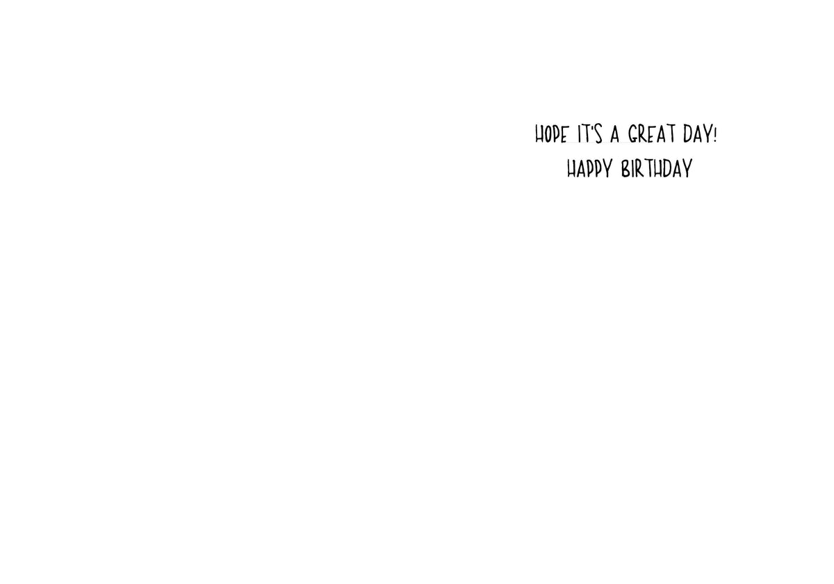 Dog with Wagging Tail | Birthday Card