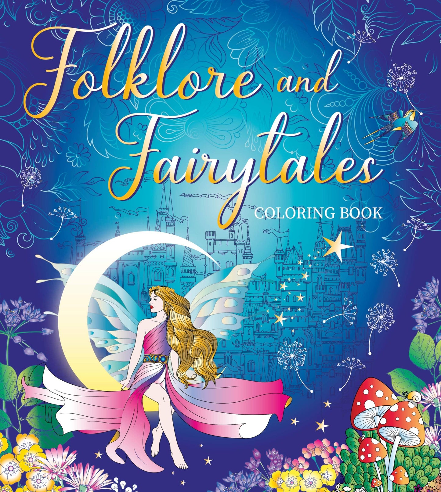 FOLKLORE AND FAIRYTALES COLORING BOOK