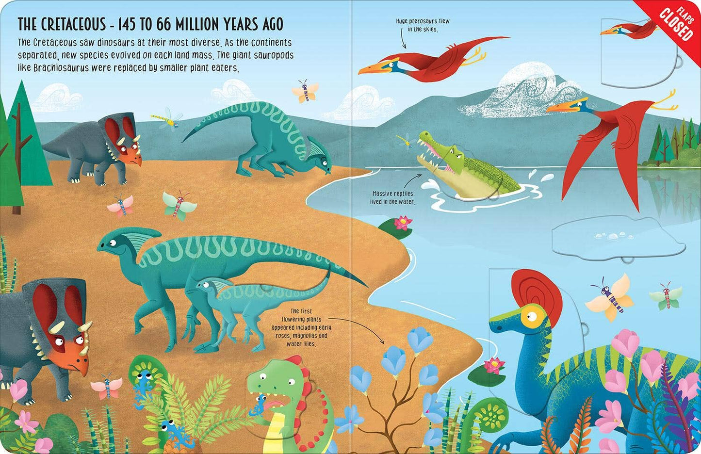 Dinosaurs (Lift-The-Flap History)- NEW CNF