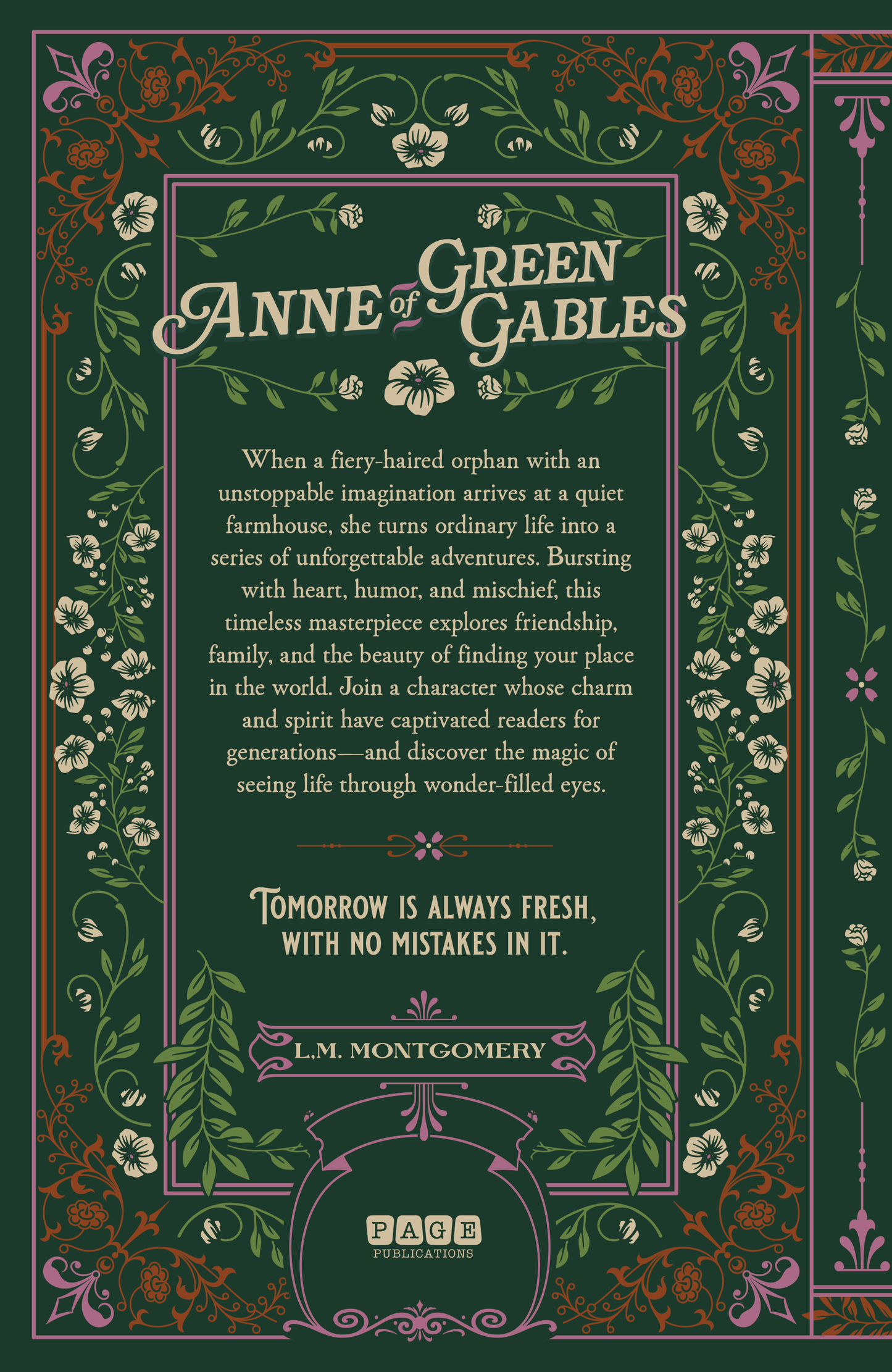 Anne of Green Gables (Deluxe Hardcover Edition)