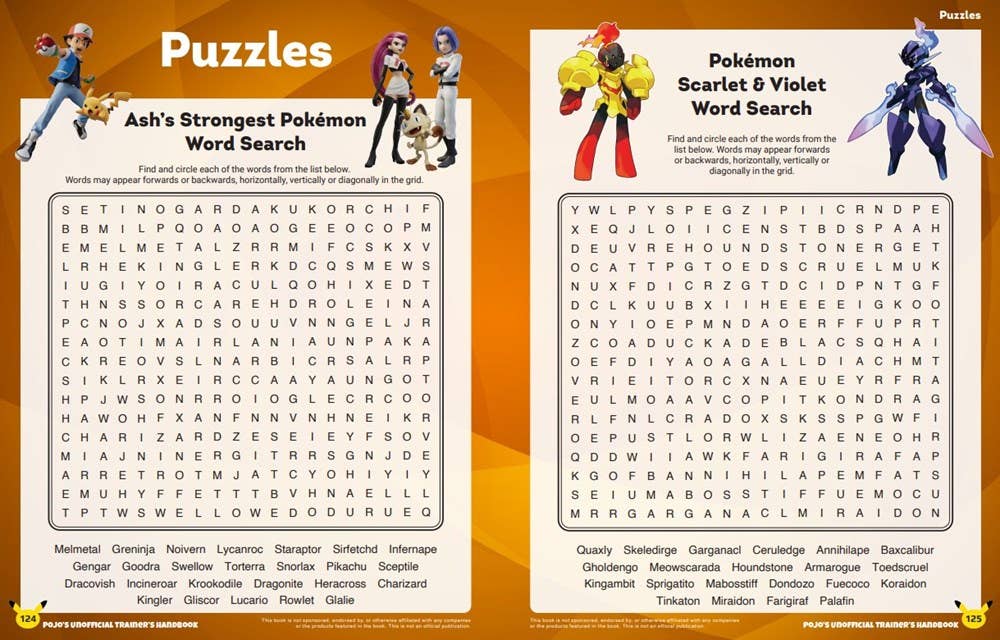 Pojo's Unofficial Ultimate Pokemon Trainer's Handbook: 8.5 x 11 x 0.40 / Paperback / 128