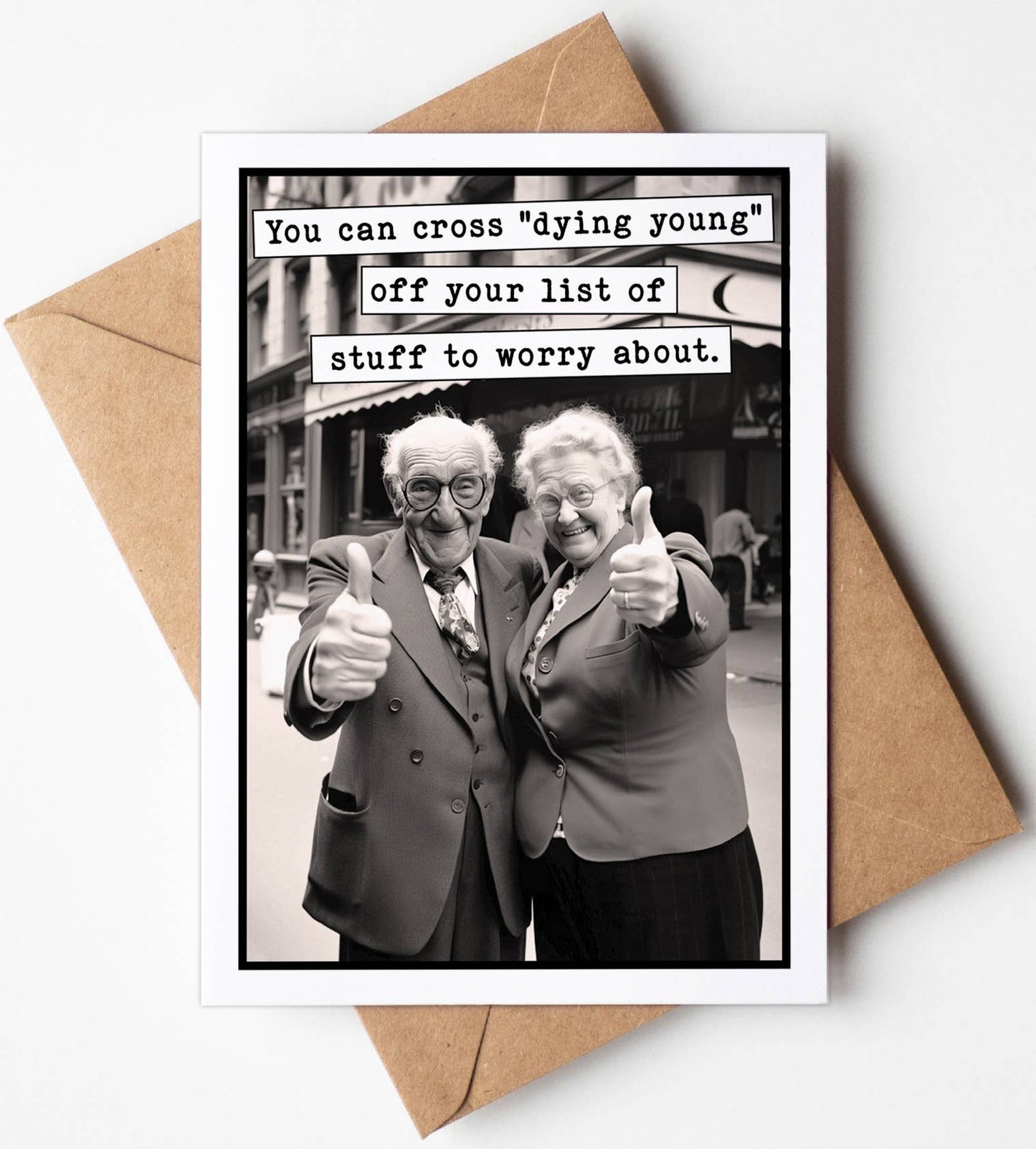 Funny Birthday Greeting Cards for Men, Women (Blank Inside): No