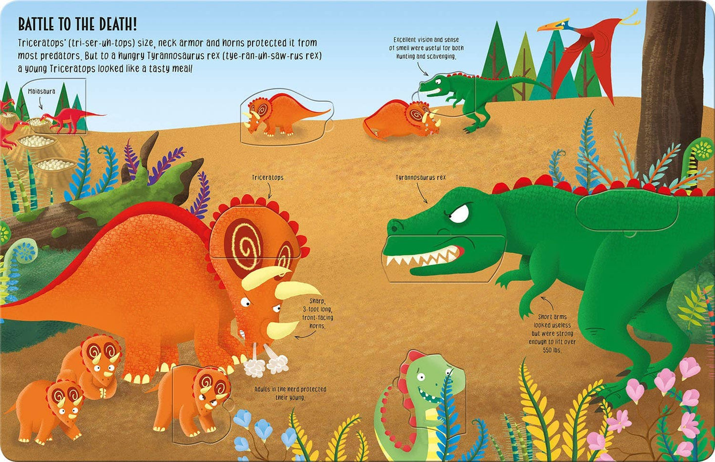 Dinosaurs (Lift-The-Flap History)- NEW CNF