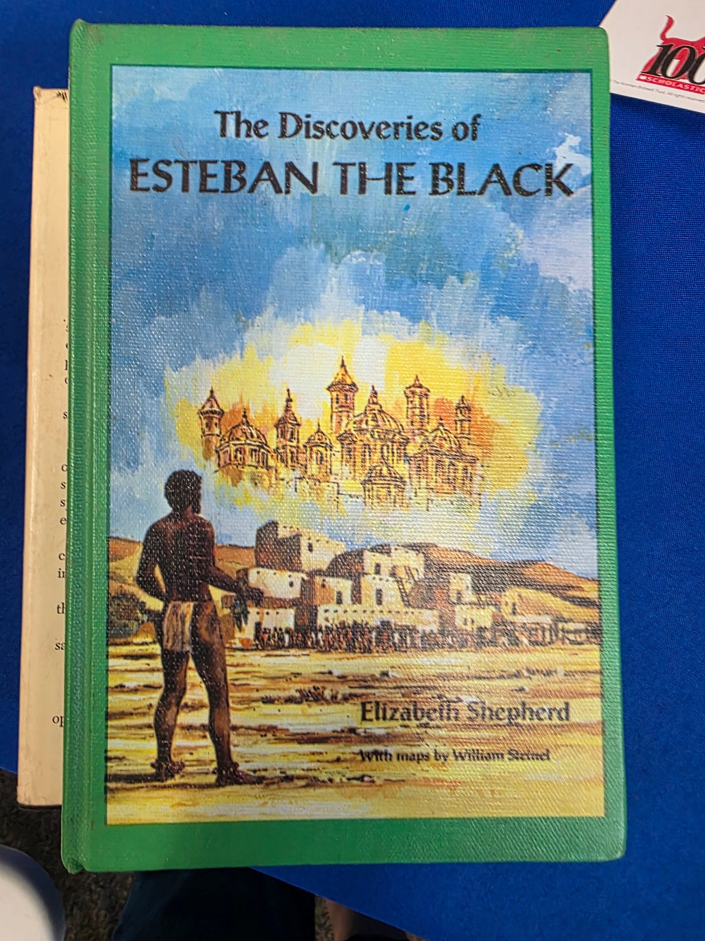 THE DISCOVERIES OF ESTEBAN THE BLACK - ELIZABETH SHEPHERD- USED , GOOD, COL