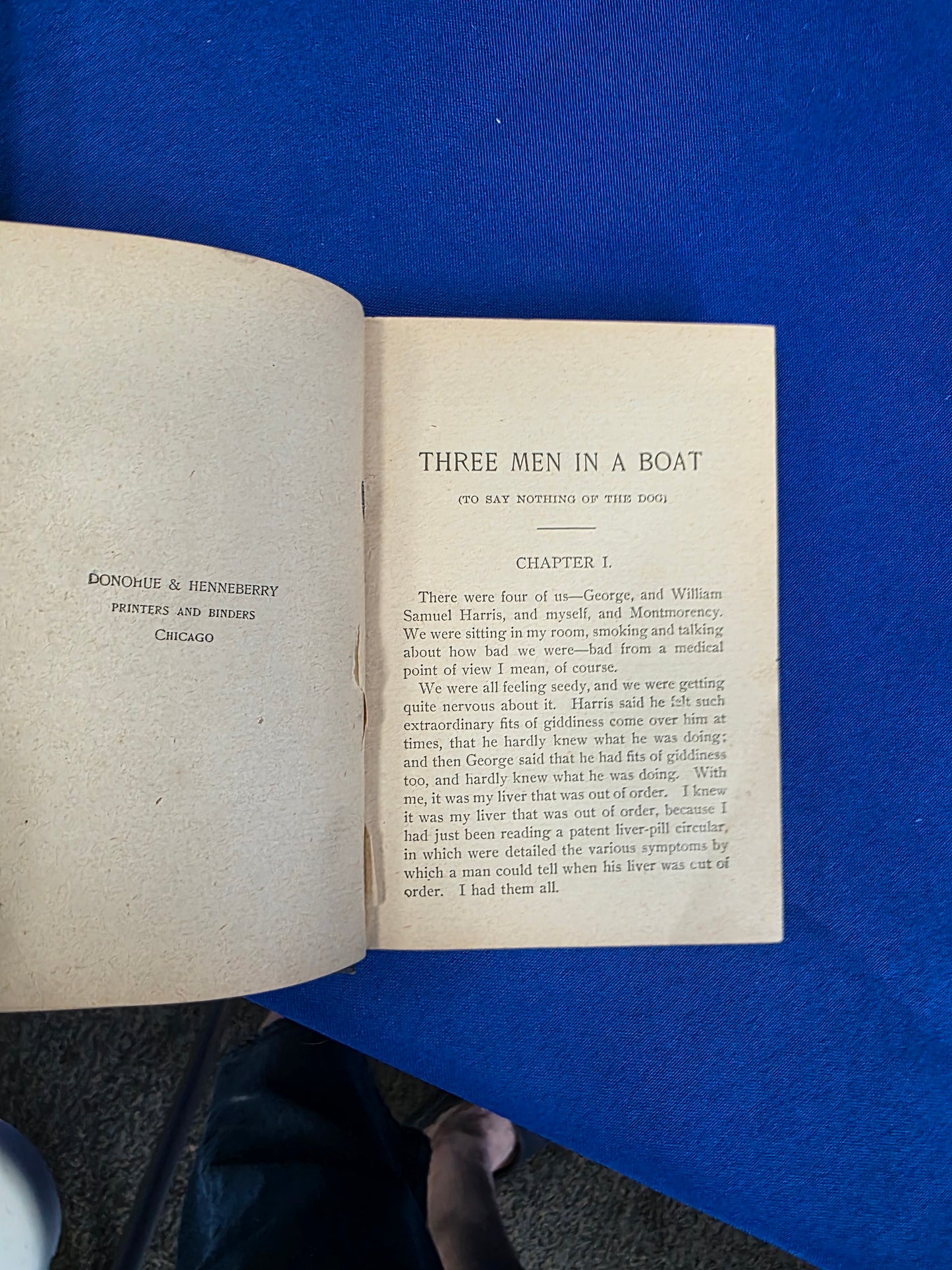 THREE MEN IN A BOAT - JEROME K. JEROME - USED, GOOD, COLL