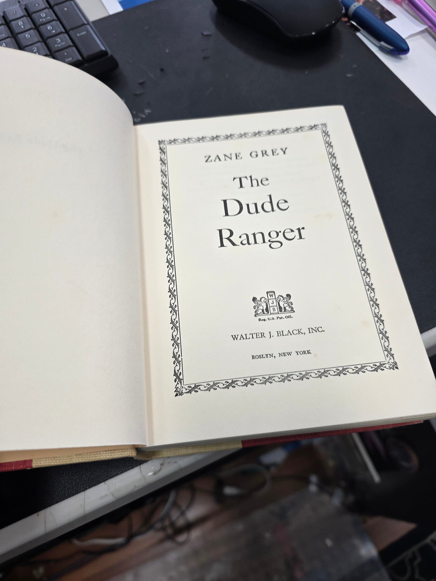 The Dude Ranger by Zane Grey- VG USED