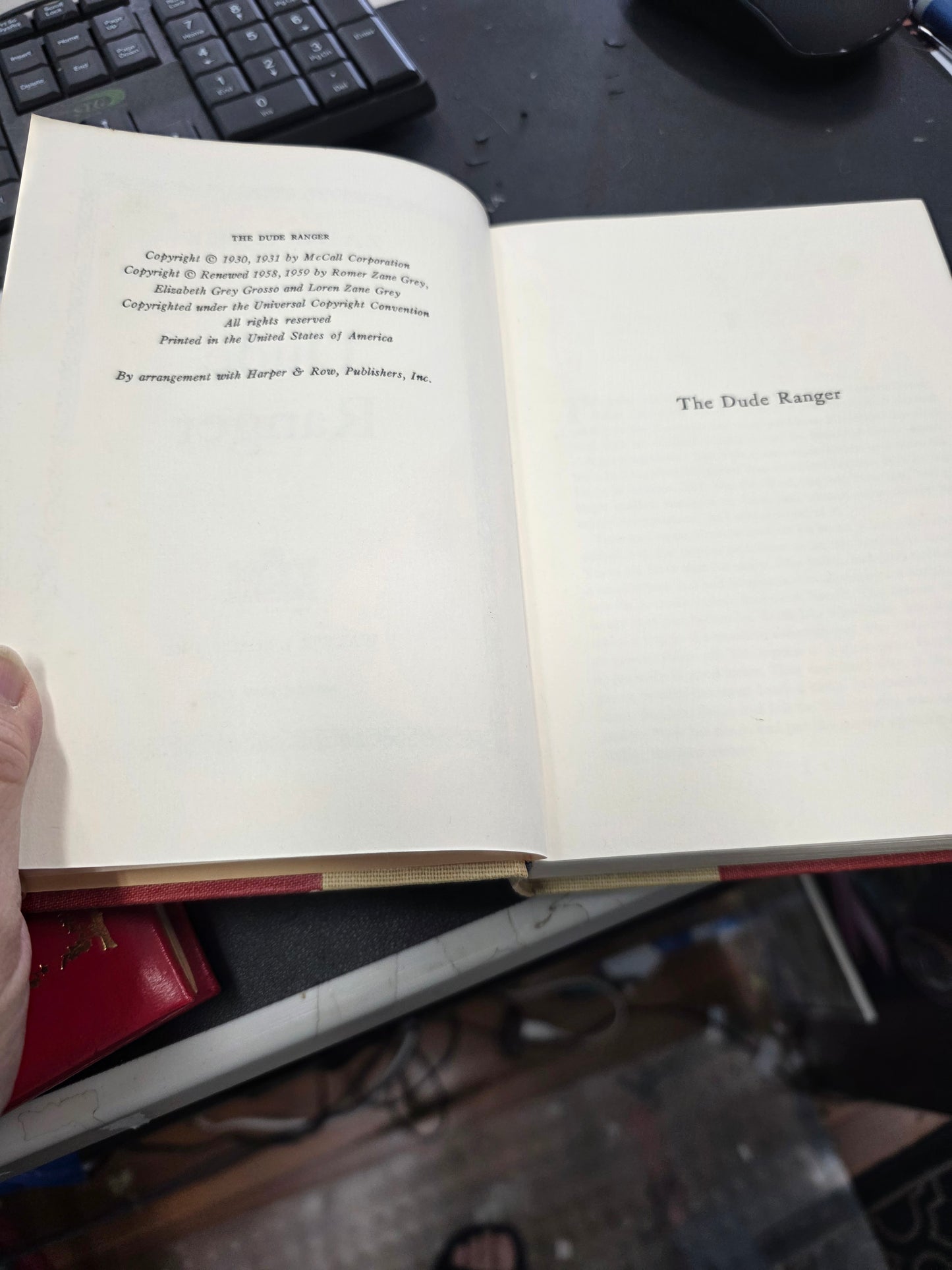 The Dude Ranger by Zane Grey- VG USED