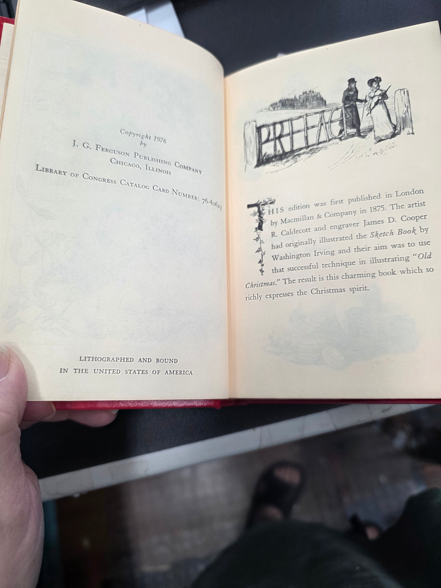 Old Christmas by Washington Irving (Illustrated by Randolph Caldecott)-USED VG