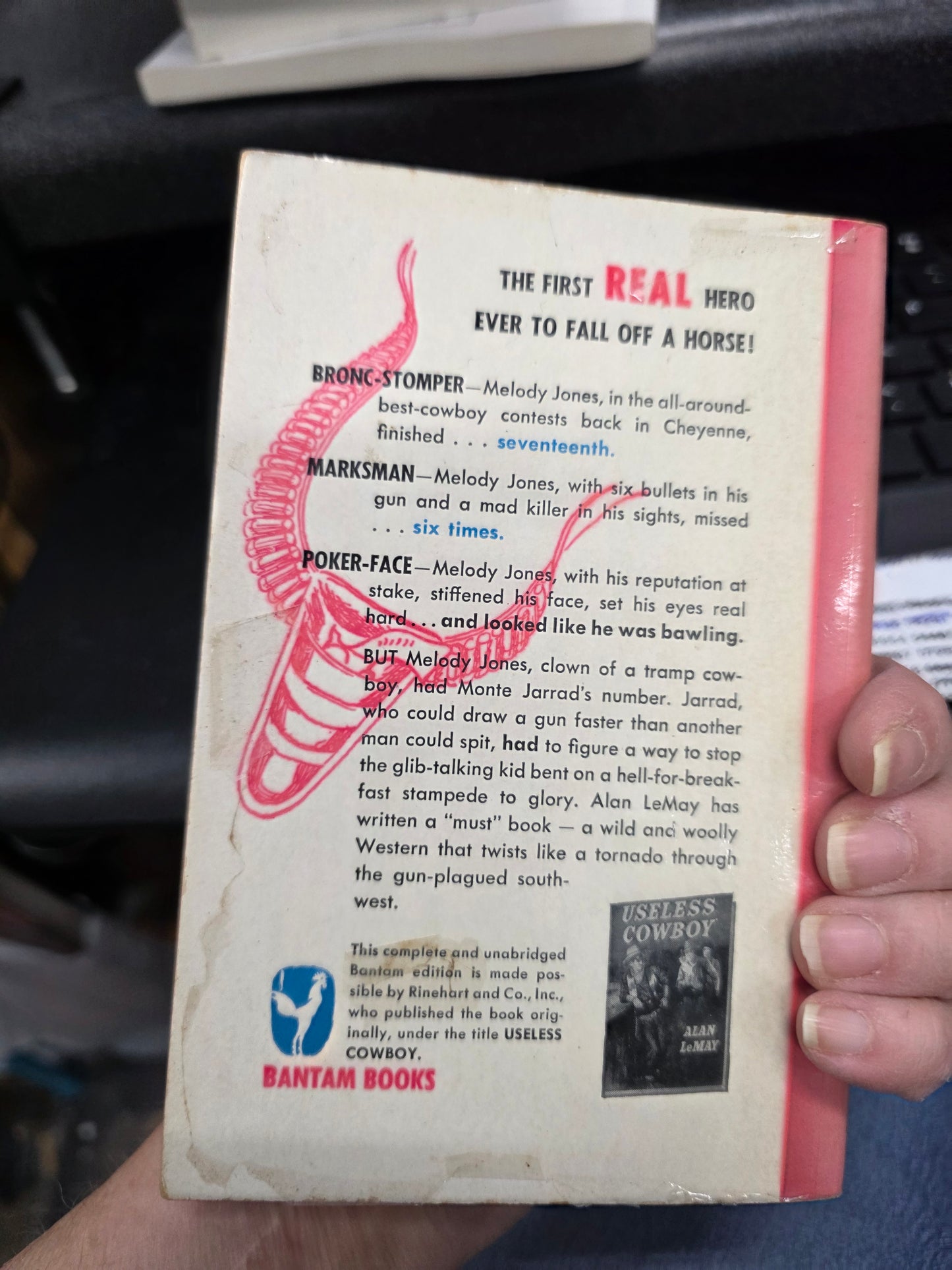 Hell for Breakfast (Originally published in hardcover as Useless Cowboy)-USED, GOOD