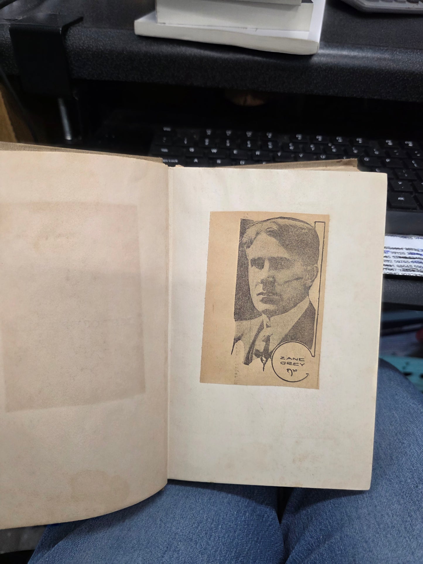 THE LIGHT OF WESTERN STARS - ZANE GREY -USED, GOOD 1914 edition