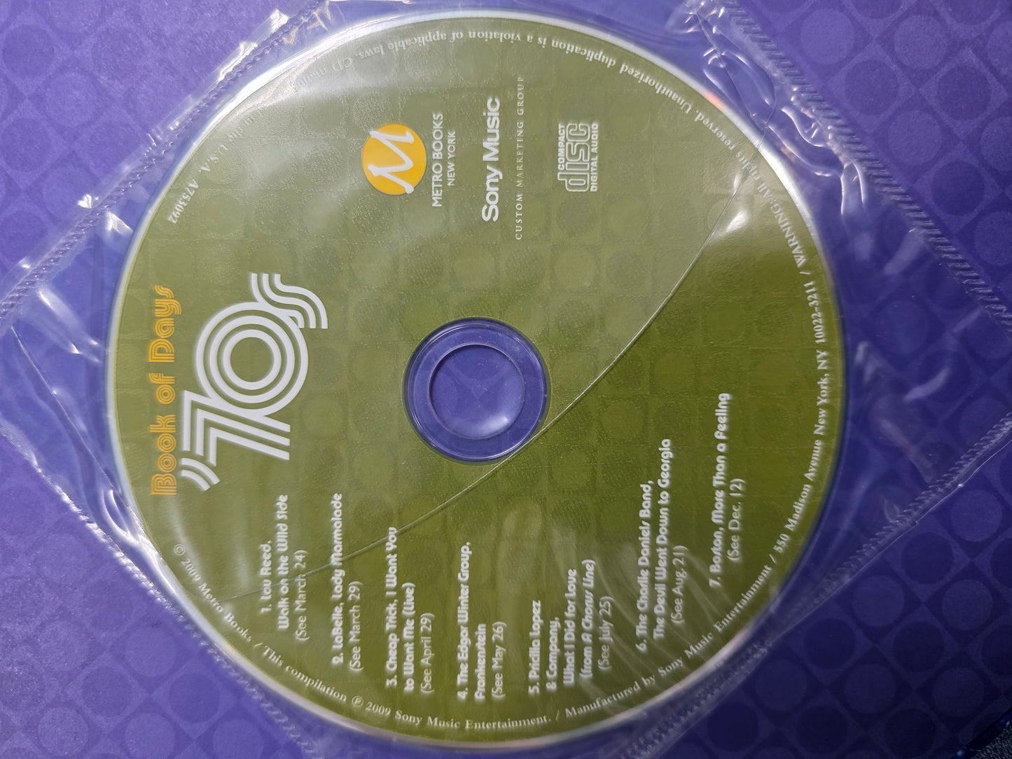 BOOK OF DAYS - '70'S WITH cd