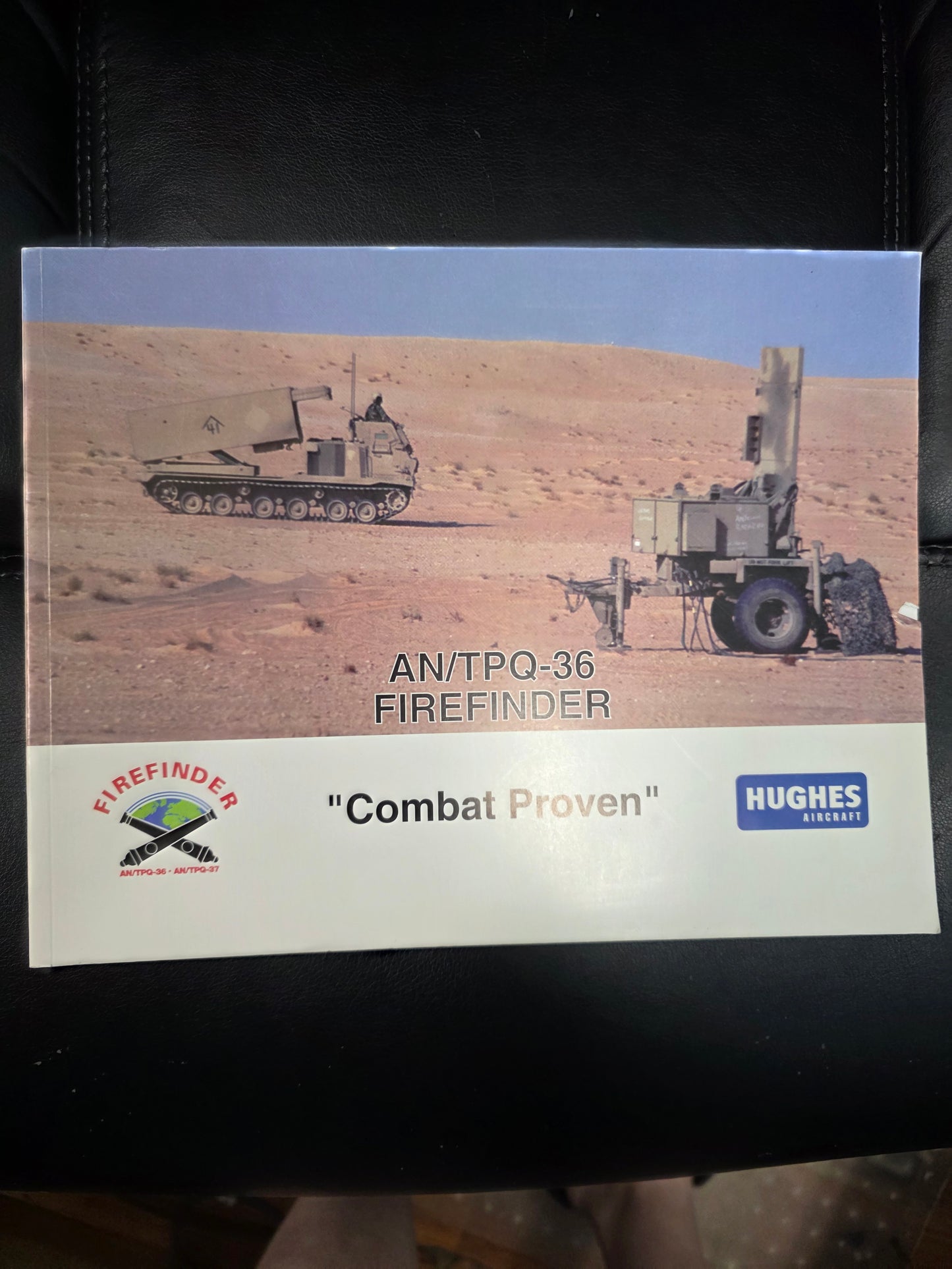 Hughes Aircraft Firefinder Radar Promotional Brochure Pair (AN/TPQ-36 & AN/TPQ-37)