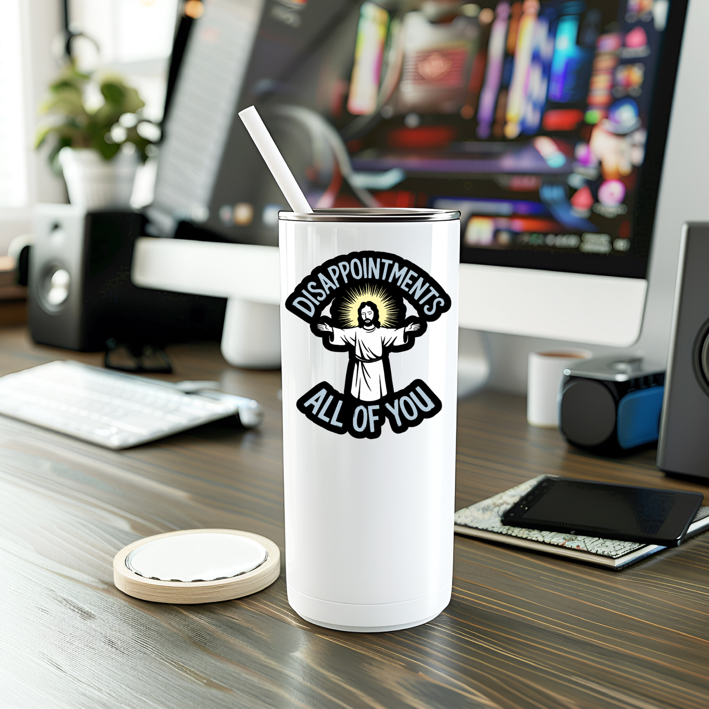 Funny Disappointments All Of You Vinyl Sticker