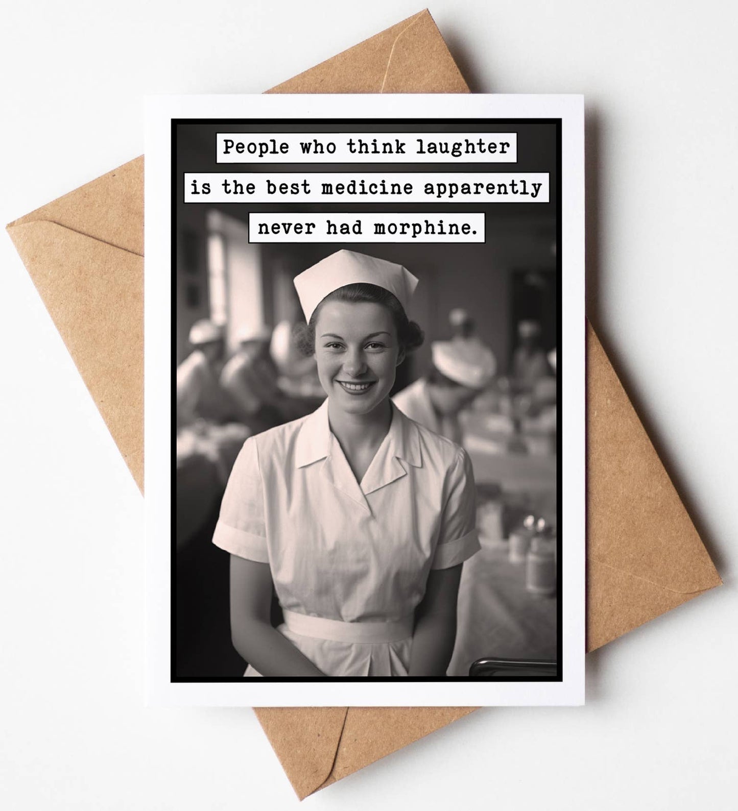 Funny Get Well Soon Greeting Cards (Blank Inside): No