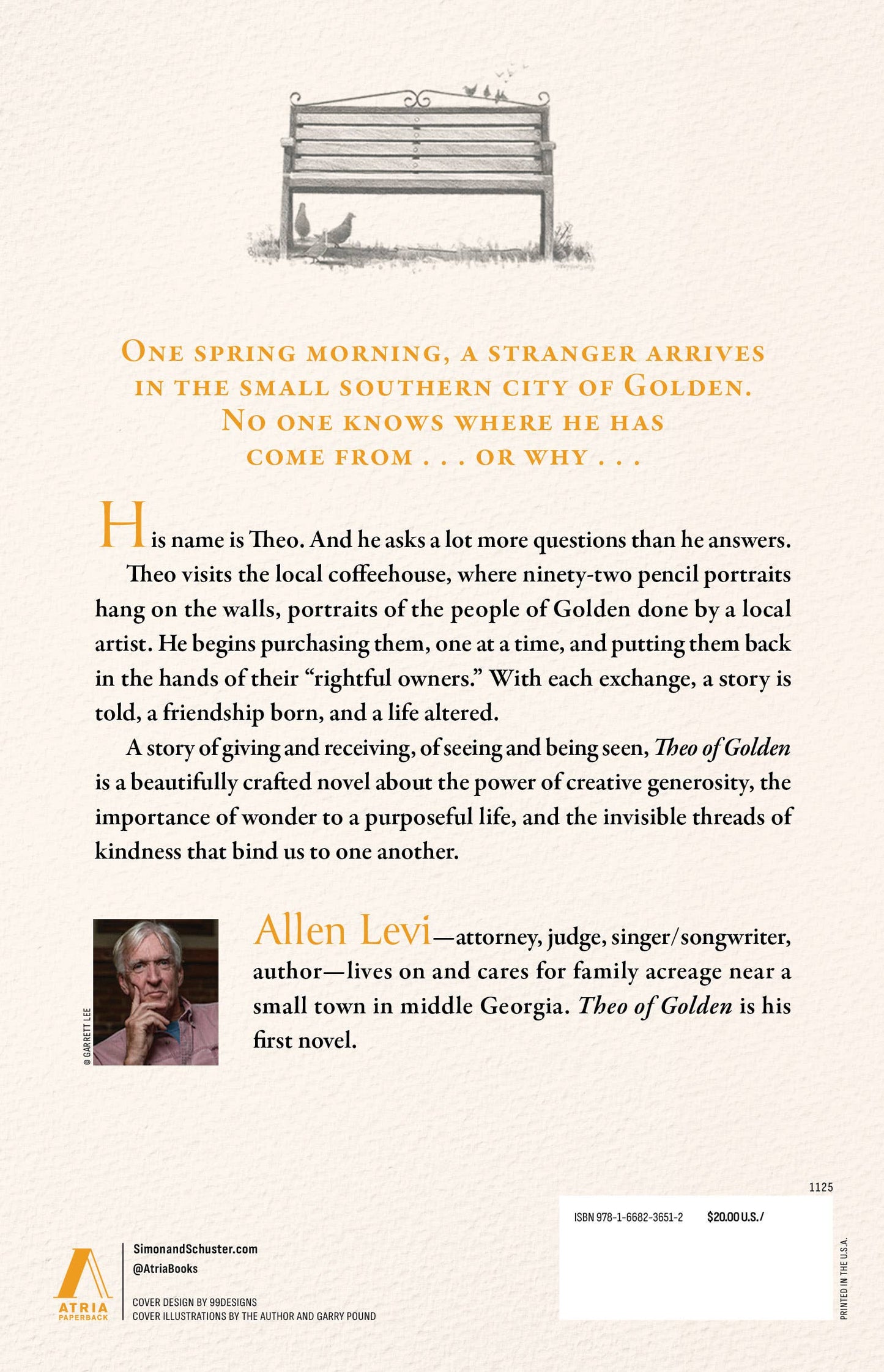 Theo of Golden by Allen Levi: Paperback; 400 pages / English - NEW GFPB