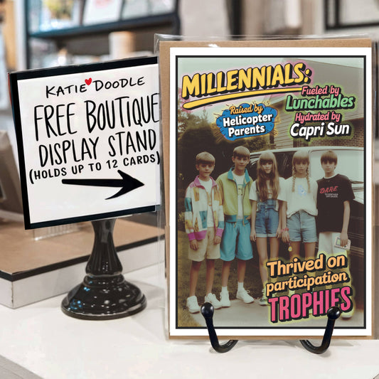 Funny Birthday Greeting Cards Thinking of You (Millennials): Yes