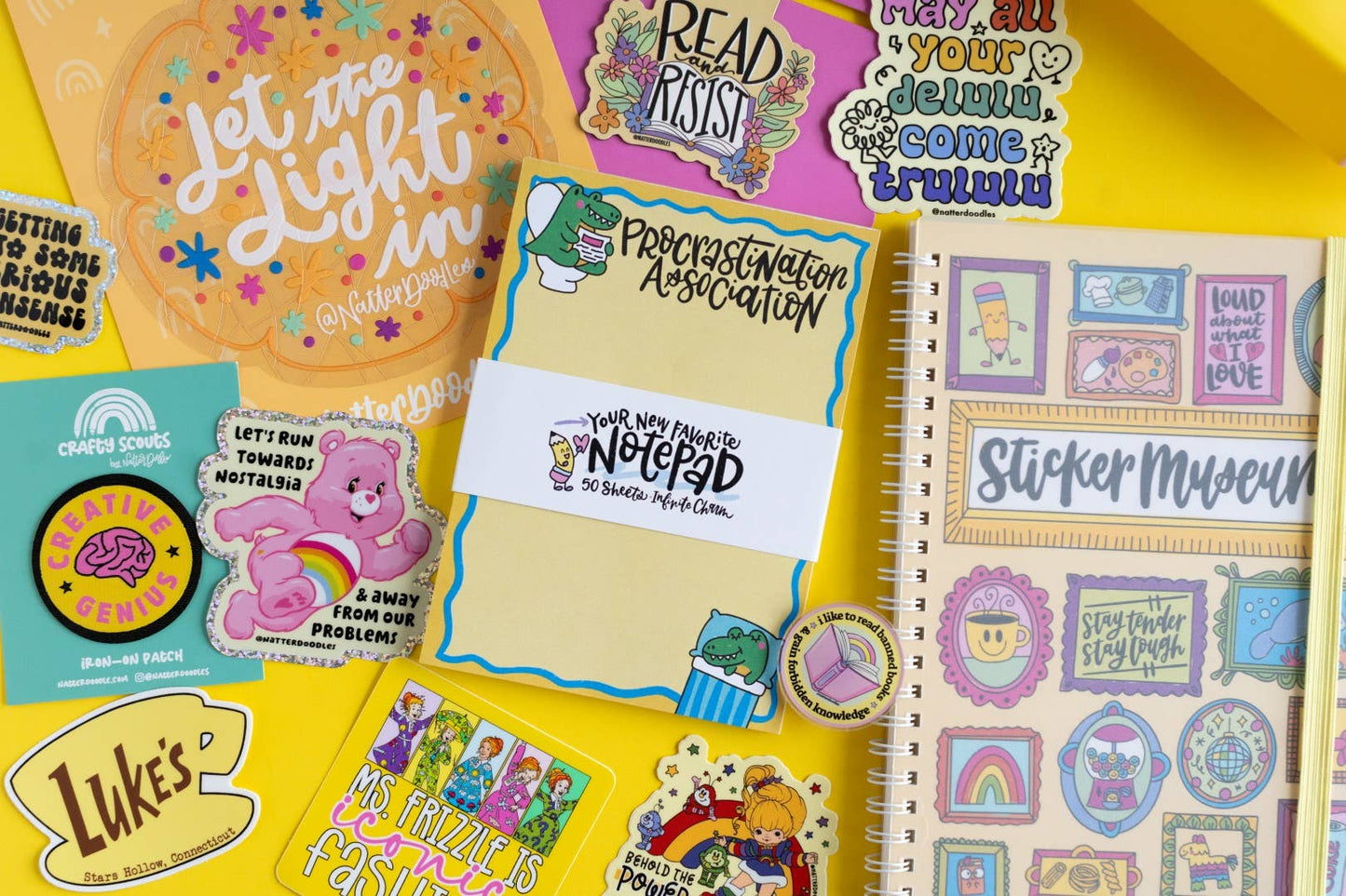 May All Your Delulu Come Trululu Waterproof Sticker : Single
