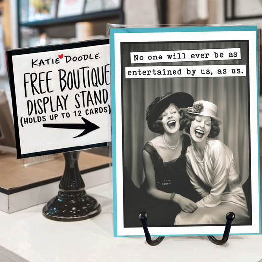 Friend / Sister Birthday Greeting Cards with Display Stand: Yes
