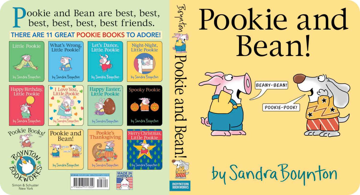 Pookie and Bean! by Sandra Boynton: Board Books; 18 pages / English