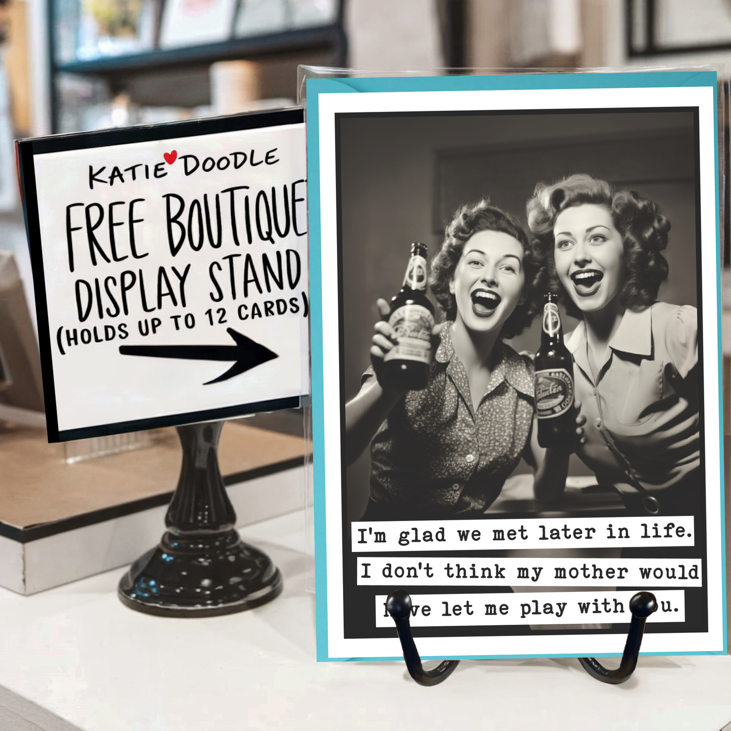 Birthday Cards | Funny Greeting Cards with Display Stand: Yes