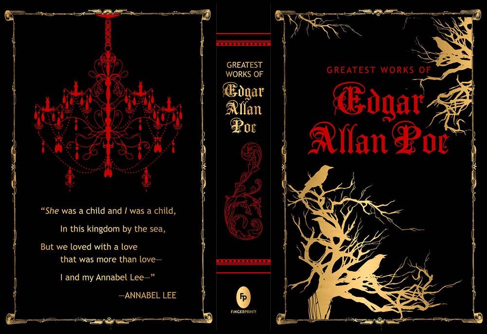 Greatest Works of Edgar Allan Poe (Deluxe Hardbound Edition): 6 x 9 x 1.5 / Hardcover / 516 CLA