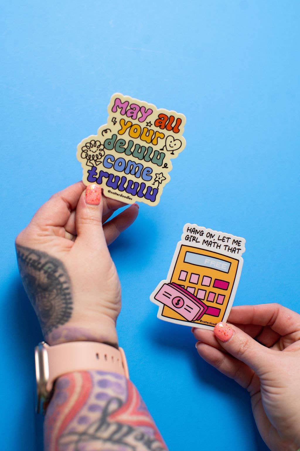 May All Your Delulu Come Trululu Waterproof Sticker : Single
