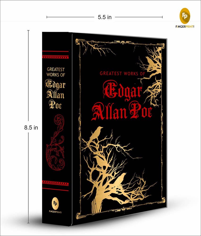 Greatest Works of Edgar Allan Poe (Deluxe Hardbound Edition): 6 x 9 x 1.5 / Hardcover / 516 CLA