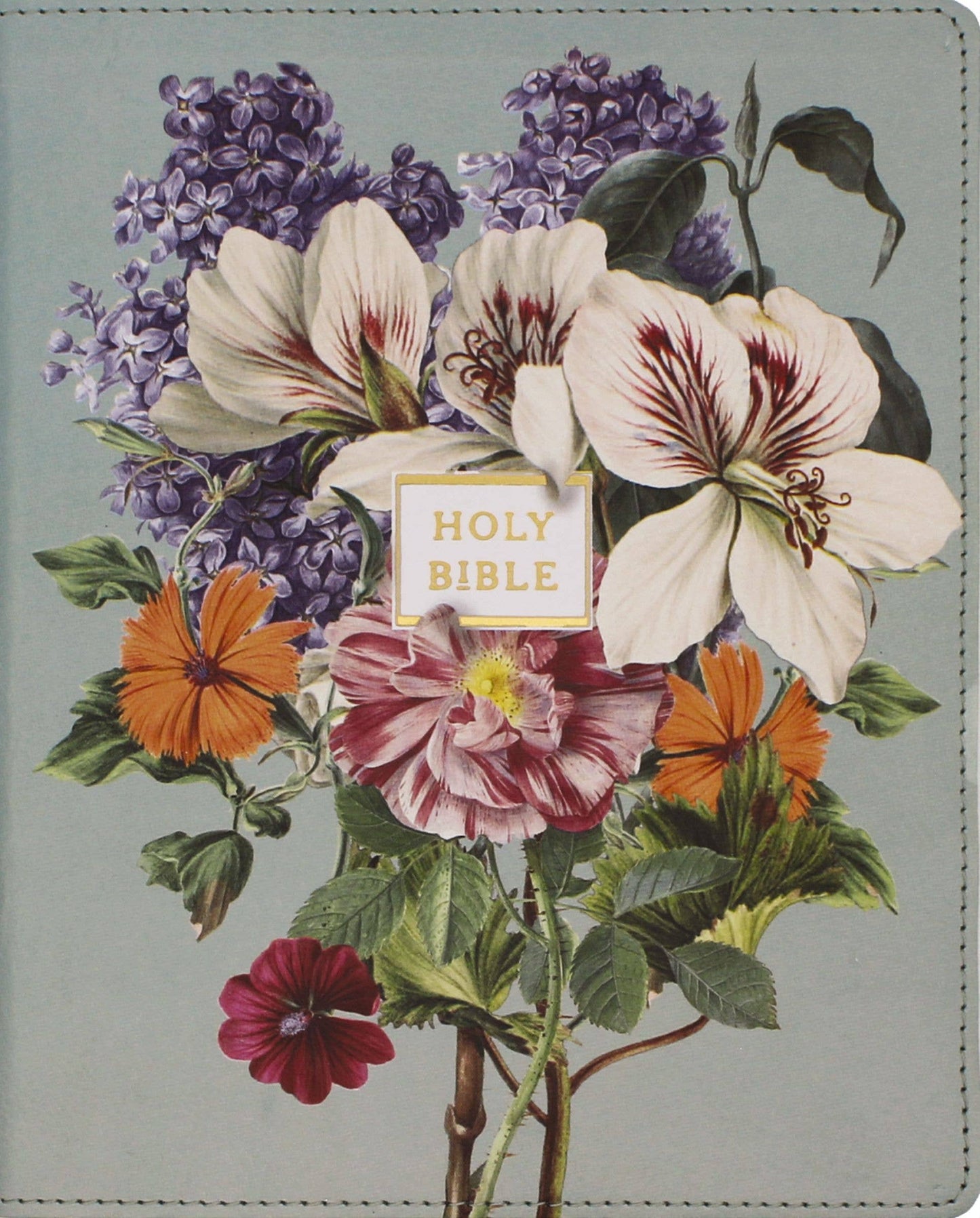 NIV Artisan Collection Bible LP Leathersoft Sage Floral