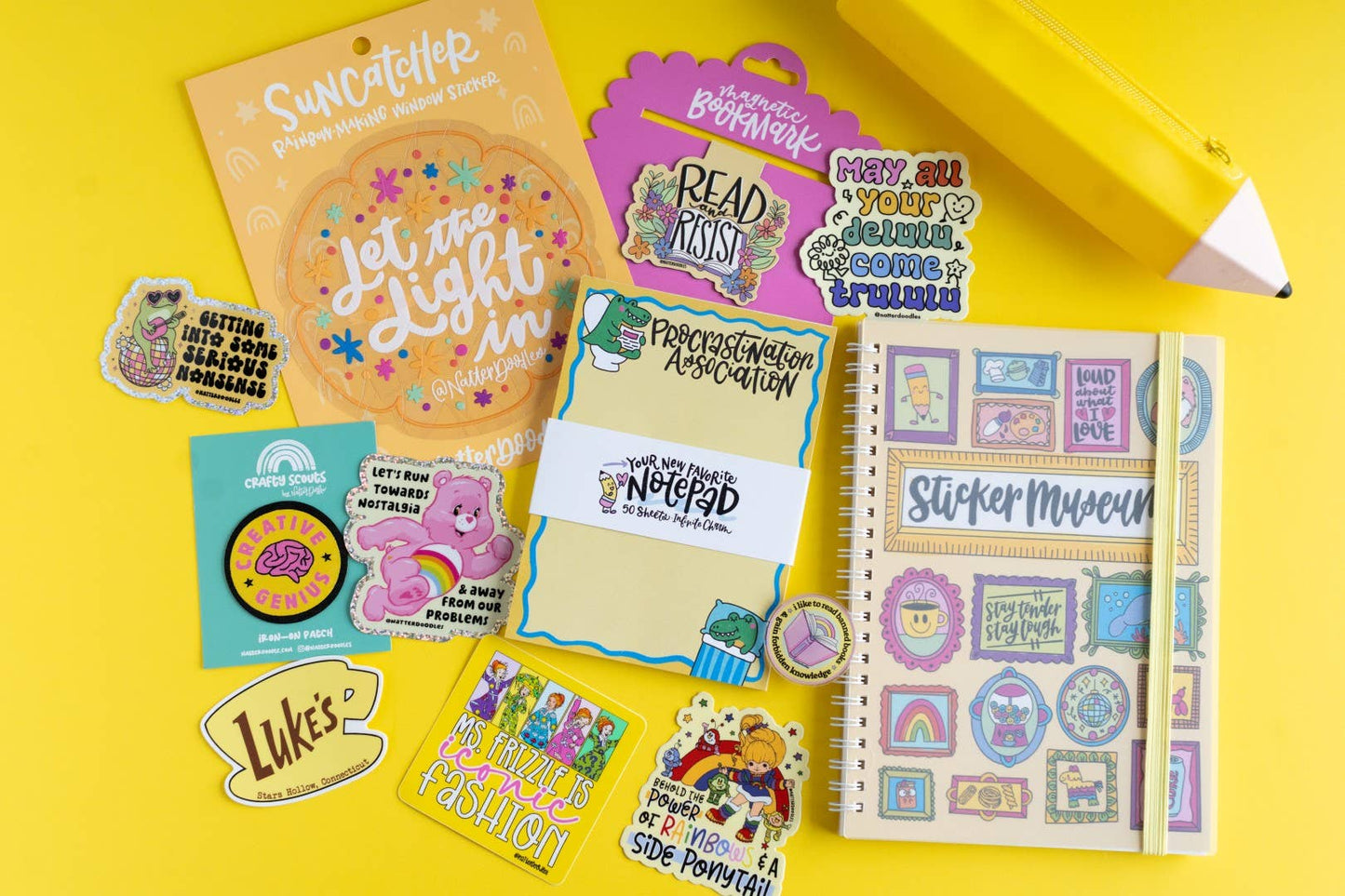 May All Your Delulu Come Trululu Waterproof Sticker : Single